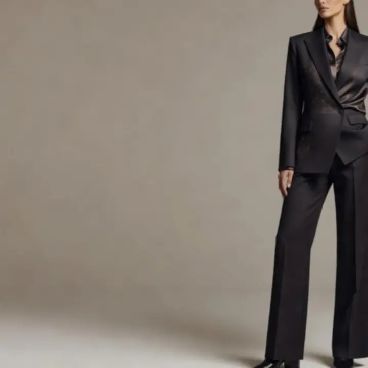 Divatmagazin jellegű editorial outfit fotó 2026-os trendekkel