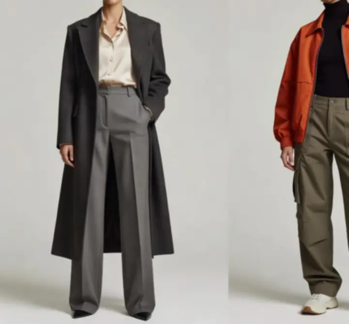 Minimalista női outfit 2026-os ruházati trendek szerint